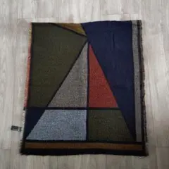 ZARA 幾何学模様 大判ストール