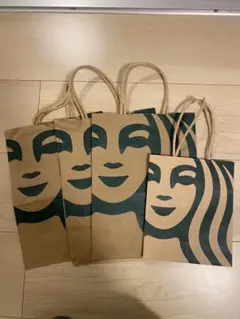 スターバックスコーヒー 紙袋 ミニサイズ5枚 スタバショッパー - メルカリ