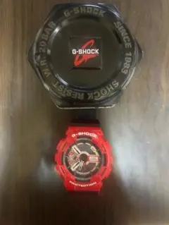 CASIO G-SHOCK カスタムベゼル レッド 本体 - メルカリ