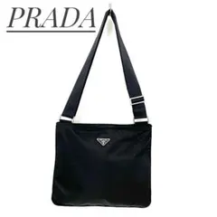 【美品】RRADAプラダ サコッシュ ショルダーバックテスート 三角ロゴ