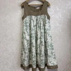 ina イナ本体綿100% ノースリーブワンピースのサムネイル