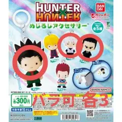ハンターハンター めじるしアクセサリー ゴン キルア レオリオ 各3