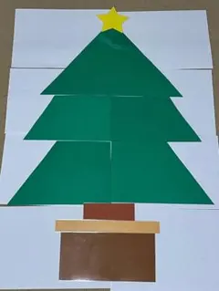 クリスマスツリー壁面