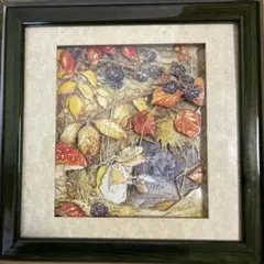 Brambly Hedge デコパージュ 立体額