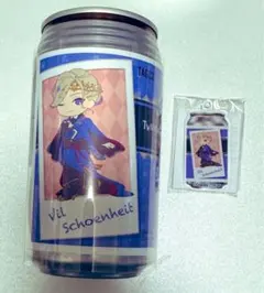 ヴィル 烏龍茶 ステッカー オリジナルラベル缶 ツイステ アクキー ラベル缶
