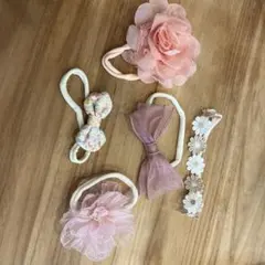 初節句など♡可愛いヘアバンド5点セット