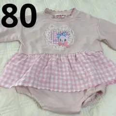 SWIMMER ロンパース　80サイズ　ピンク　スイマー　バースデイ　うさぎ