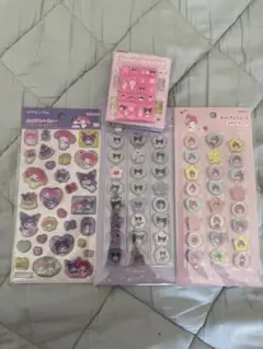 マイメロディ くろみちゃん シール 4パックセット