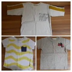 男の子 90cm Tシャツ 3枚まとめ 半袖 夏 まとめ売り