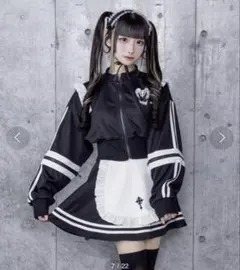 Angelic Pretty ブラックリボンパーカー 学園セーラーパーカ - メルカリ