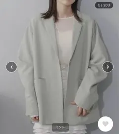 裏地なし　デザイン袖　デザインオーバージャケット