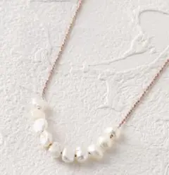 SHOO・LA・RUE シューラルー 淡水パールネックレス ピンクゴール