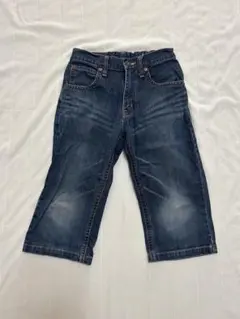 キッズEDWIN J403 デニムダークブルー ハーフパンツ