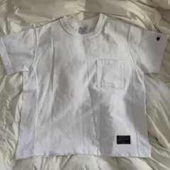 【美品】ミルクフェド×チャンピオン コラボ Tシャツ 厚手　白ロゴ赤　値下げ！