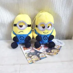 ミニオンズ　マスコット　ぬいぐるみ　2体セット　プライズ　タグ付き