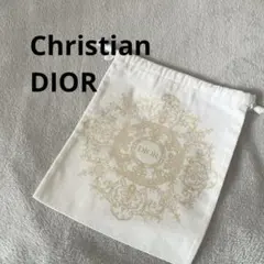 Christian Dior ゴールド装飾 布製ポーチ