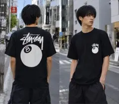 ステューシー Lサイズ 8ボール 半袖 STUSSY Tシャツ ブラック - メルカリ