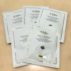 d'Alba ダルバ クリーンティーツリーリポソーム シカカーミングマスク　5枚
