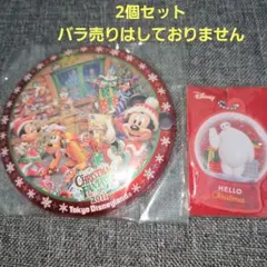 ディズニー　クリスマス　缶バッジ・ベイマックス アクリルオーナメント　2個セット