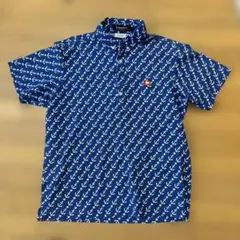 le coq sportif ゴルフウェア ポロシャツ ブルーL
