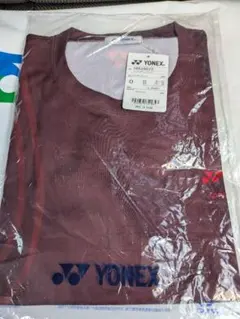 新品 YONEX2026 ボルトレイジ発売記念tシャツ バーガンディー Oサイズのサムネイル