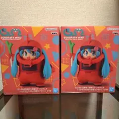 ガンダム 45周年×初音ミクフィギュア シャアザクぐるみ 初音ミクVer.