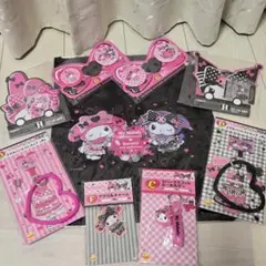 HAPPYくじ マイメロ クロミ くじ B賞 トートバッグ C賞 キーホルダー