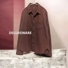 DELUXEWARE 千鳥格子 長袖 シャツ コットン100% 日本製 Ｍ相当のサムネイル