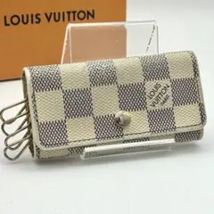 ルイ ヴィトン ダミエ アズール ミュルティクレ4 4連 キーケース コンパクト