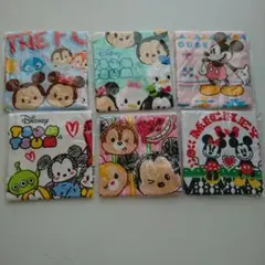 ツムツム、ミッキー柄　タオル6枚セット