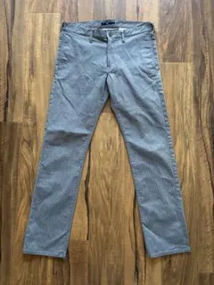⭐︎希少⭐︎45r/45rpmグレー チェック柄 ストレッチスラックス サイズ32のサムネイル