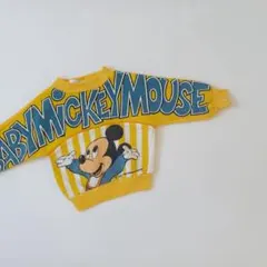 キッズヴィンテージ　ミッキースウェット