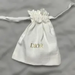 Dior ホワイト 布製ポーチ
