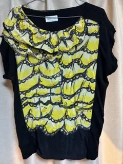 ☆新品☆ツモリチサト 総柄カットソー 2026年最新】TSUMORI CHISATO 柄・デザイン：その他 レディース 半袖(T