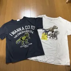 BREEZE ユニクロ　恐竜デザイン Tシャツ 2枚セット　ジュラシックワールド