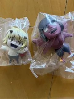 HUNTER×HUNTER Ｆ賞新品プフ　ユピー　フィギュア　2点セット