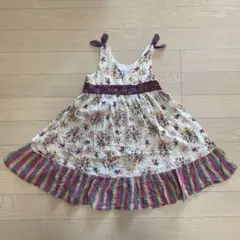 花柄ノースリーブワンピース 140cm
