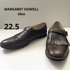 マーガレットハウエル アイデア タッセル フリンジ フラットシューズ 22.5