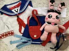魔界ノりりむ コスプレ衣装 ウィッグ デビットぬいぐるみ セットのサムネイル