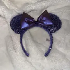 紫色スパンコールカチューシャ