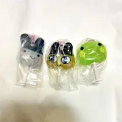 たまごっち　カラフルキャンディーチャーム　まめっち くちぱっち みみっち