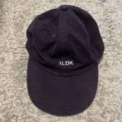 1LDK 刺繍ロゴ　キャップ　ネイビー