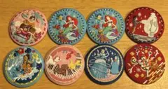 ディズニー　刺繍缶バッジ　8個セット