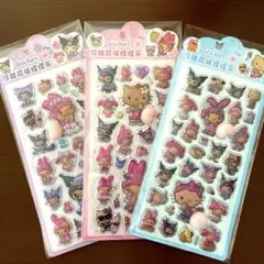 日焼けシール　おしりシール　マイメロ　クロミ　キティ