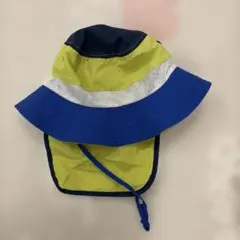 キッズ　帽子　日よけタレ付き　52㎝