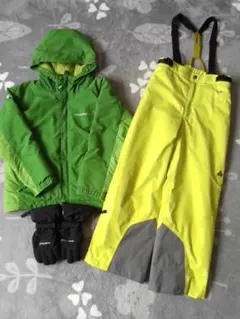 montbell 子ども用スノーウェアセット　１４０