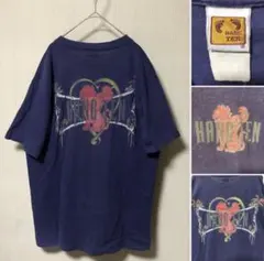 90S タイダイシングルステッチ心臓 アナトミー アナトミカル 解剖 臓器 