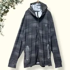 ONE BOY【2XL】トラックジャケット/フルジップ/スポーツ/指穴/総柄