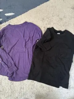 ユニクロ　ジーユー　ロンT Tシャツ　2枚セット　140㎝　UNIQLO GU