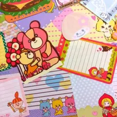 スイマー＆クラムクリーム♡紙モノセット メモ帳 バラメモ おすそ分け